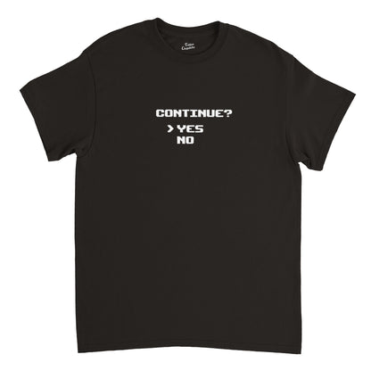 Continue? Yes No (Heren)